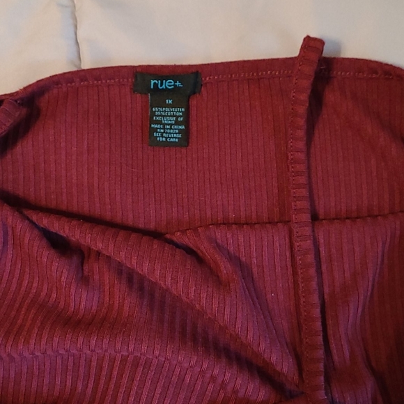 Rue+ 1X burgundy body suit - Picture 3 of 3